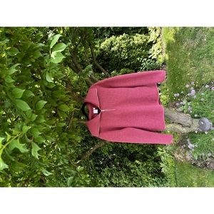 Red Quarter-Zip Sweater